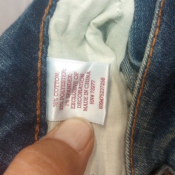 SO Authentic American Heritage Skinny Jeans size 0 regular 400 dark worn (NWT) - Picture 11 of 14